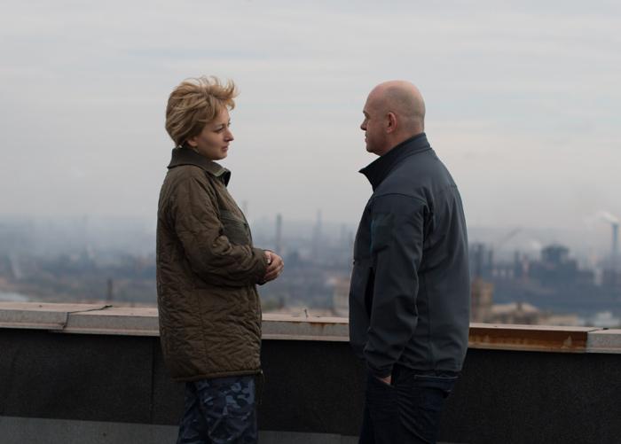 Ross Kemp meets the commander of the civil defence for Mariupol
